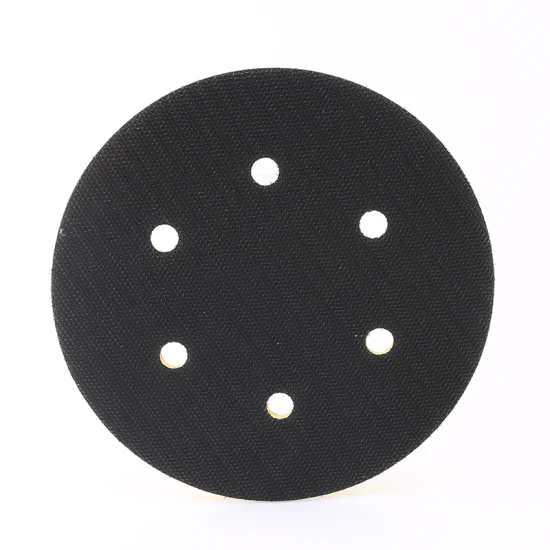 Disque de ponçage OEM, 5 pouces, 6 pouces, 3mm, 70 trous, 6 pouces, 150mm, crochet et boucle, support de disque de ponçage, coussin d'interface de Protection